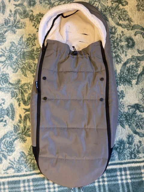 Babyzen Yoyo Footmuff, Stroller Sleeping Bag, Grey, Zip, Fleece