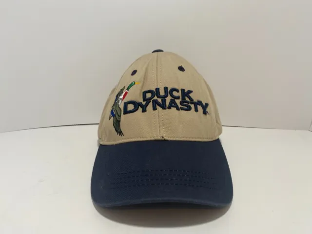 Duck Dynasty Men's Hat Baseball Cap Tan Beige Blue Bill A&E 