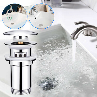 POP UP scadenza VALVOLA LAVANDINO flusso di scarico Set Lavabo con overflow 