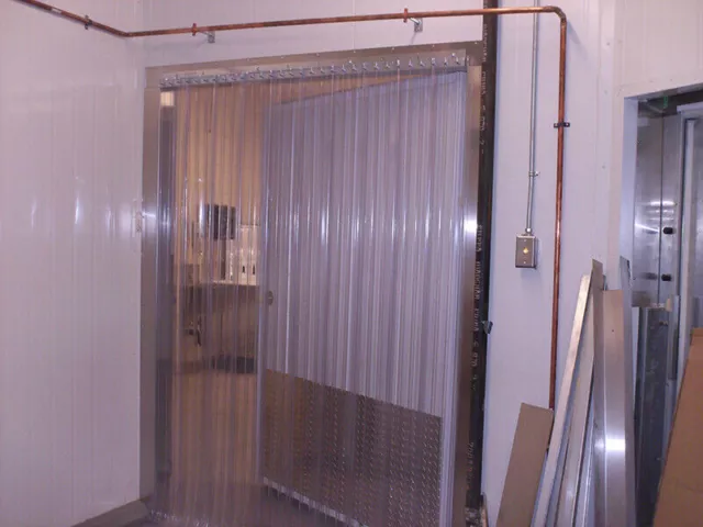 Strip Curtain Door, Cooler Freezer Plastic Strip Door, Complete PVC Strip Door