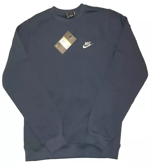 Nike foundation crew sweatshirt blue sales