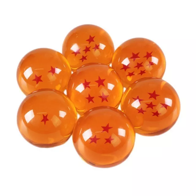 Brandneu 7 JP Anime Dragonball Z Sterne Kristallkugel Sammlung Set mit Geschenkbox 3