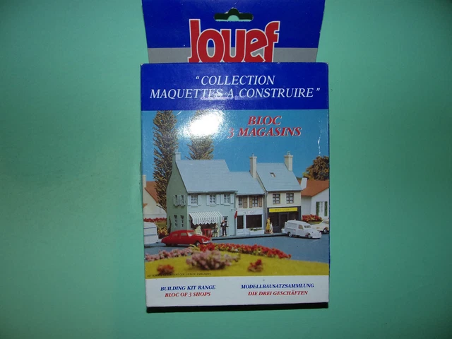 JOUEF maquette à monter bloc 3 magasins 196800 NEUF