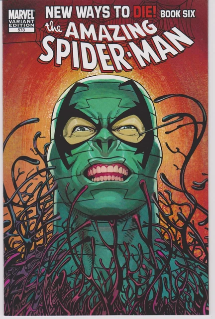 Amazing Spiderman #573 variant cover Marvel Comics 2008 Unread NM