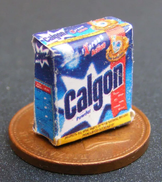 1:12 Échelle Vide Calgon Adoucisseur Paquet Tumdee Poupées Maison Miniature Pm