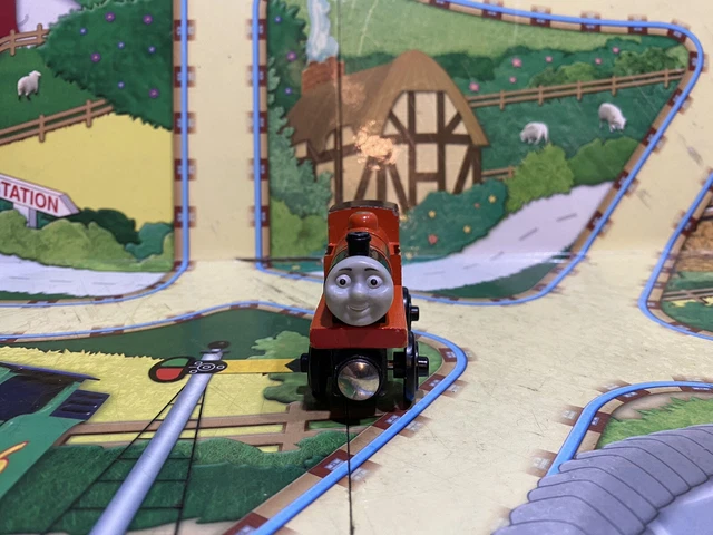 THOMAS AND FRIENDS wooden railway trains Rheneas Rare New Style £14.95 ...