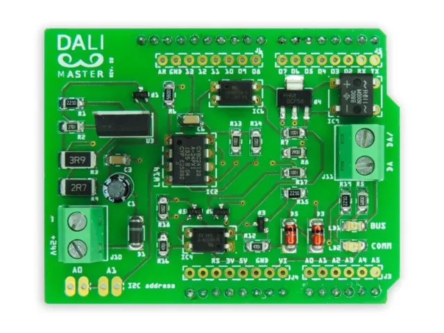 DALI Master shield for Arduino UNO