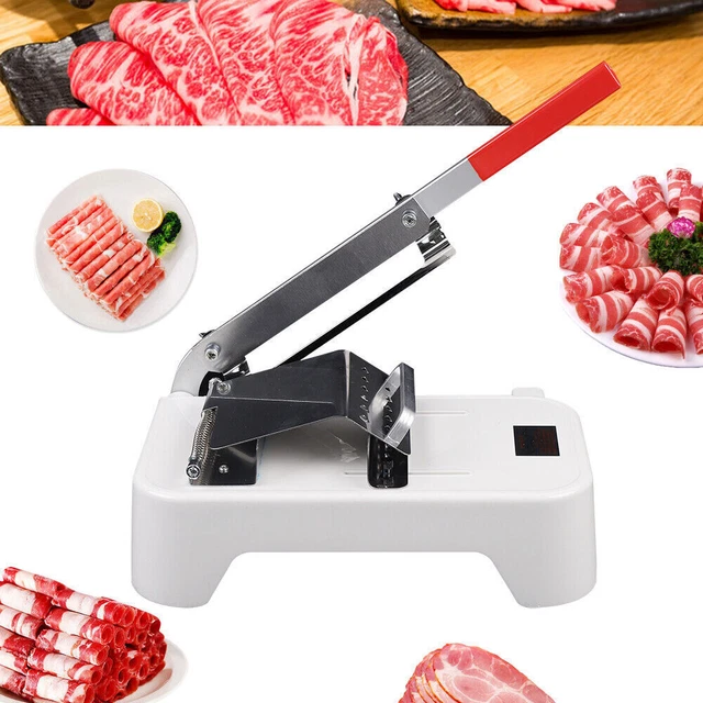 MANUAL FROZEN MEAT Slicer Cutting Machine Mutton Ham Beef Cutter