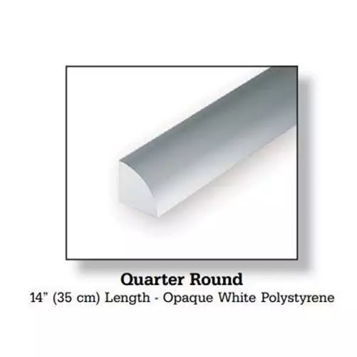 Polystyrene Quarter Round 2.5mm 250