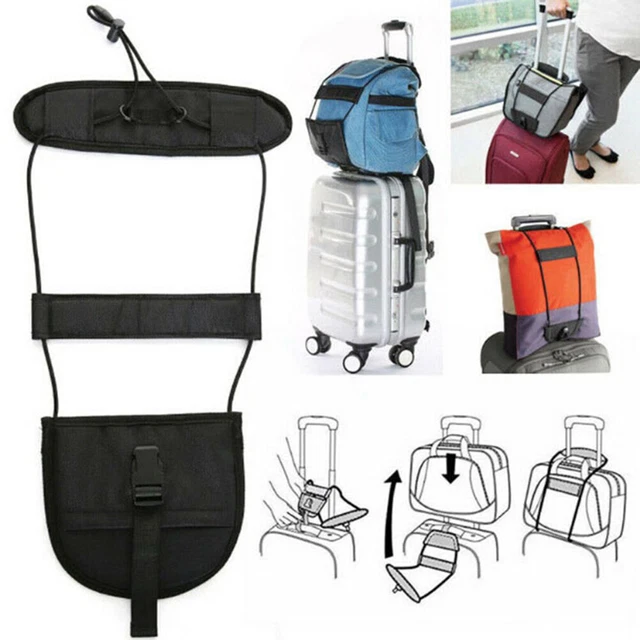 ADD A BAG Strap Travel Luggage Suitcase Adjustable Belt Carry On Bungee