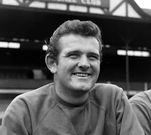 Football Anfield 1967 Liverpool Fc Goalkeeper Tommy Lawrence Old Photo
