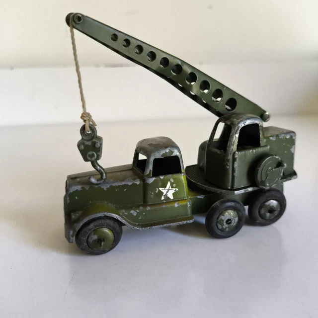 Camion Grue CRESCENT TOY / Dinky Toys – Renault 1/43, Camion Mobile Crane En Boîte