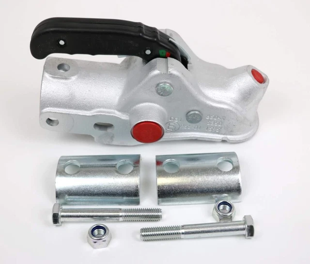 Raccord Rapide Attelage Remorque M16 X 1,5 - Duo-Matic, Robuste, Avec Capuchon De Protection Rouge