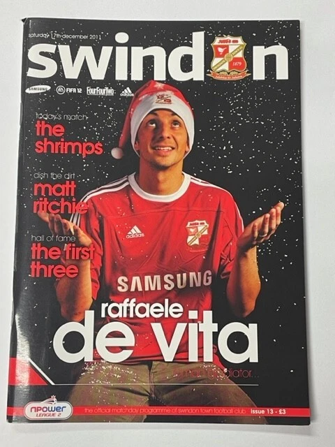 2011/12 Swindon Town V  Morecambe 17-12-2011 League 2