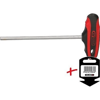 KS TOOLS T-Griff-Innensechskant-Schlüssel, 6mm, 185mm