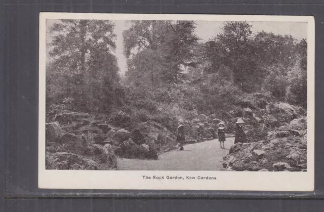 GREAT BRITAIN,  LONDON, KEW GARDENS, ROCK GARDEN, c1910 ppc., unused.