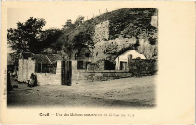 CPA Creil- Une des Maisons souterraines de la Rue des Tufs FRANCE (1020532)