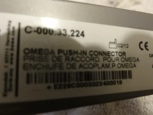 Heine Omega BIO RCA Plug Push-In Connector (C-000.33.224)