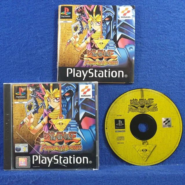 ps1 YU GI OH Forbidden Memories YUGIOH Boxed COMPLETE Playstation PAL ps2 ps3