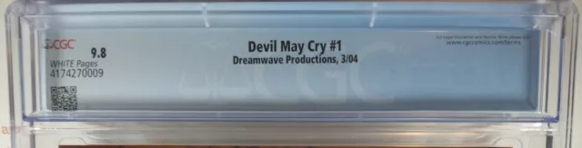 🌟 Cgc 9.8 Nm/Mt Devil May Cry #1 Game Variant Capcom 2004 First Print Dreamwave 5