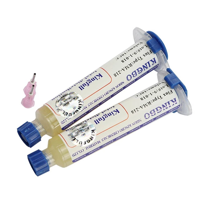 Solder Flux With Needles Paste Kingbo Rma-218 10cc For Bga Reballing Repair Tool