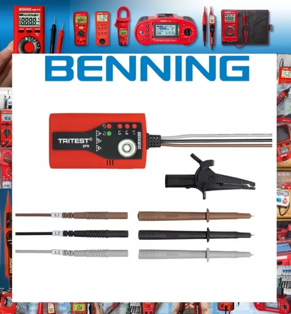 BENNING Drehfeldrichtungsanzeiger TRITEST® pro 400 - 500 V AC # 020052