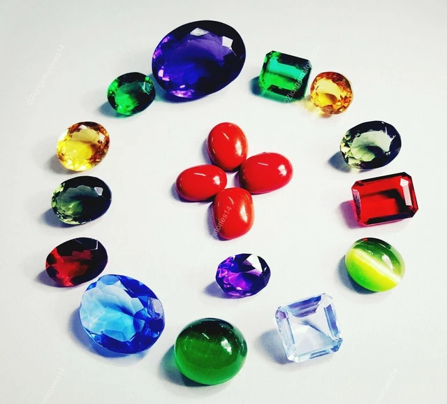 223.20 Carats Naturel Assortis Gemmes Mélange Forme à Facettes Certifié 18 Pcs