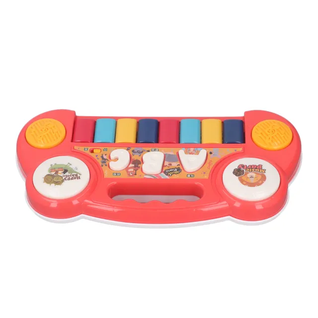 Baby Piano Red Coordination Baby Piano Color Recognition Finger Gso