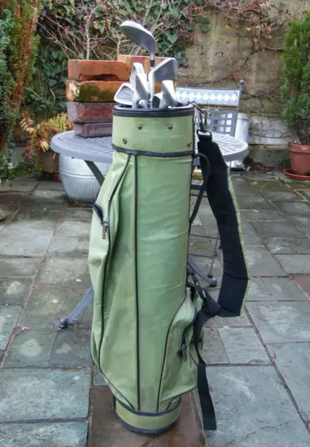 Vintage Used Golf Clubs & Bag Suit New Golfer or Retail Display Prop*