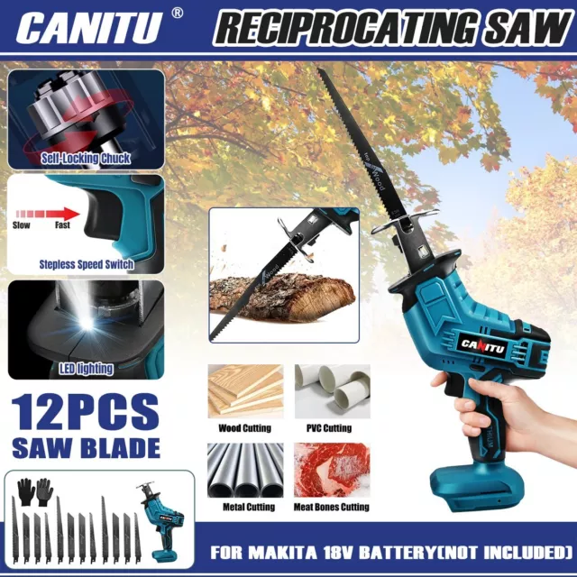 Electric Cordless Reciprocating Saw Tree Cutter Outside Saber Cutting No Battery