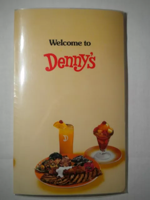 Vintage 1970's-DENNY'S Restaurant MENU-World's Most Expensive - Hamburgers $50.