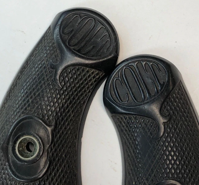 FACTORY COLT ORIGINAL Caliber 32 S&W Police Positive Grips W/ Screw