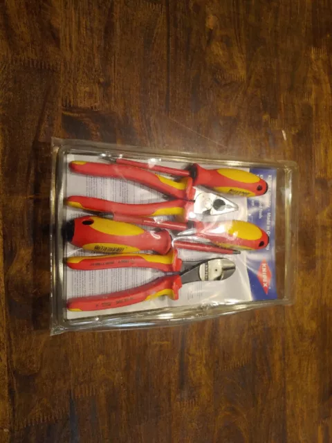 KNIPEX Insulated Tools Tradesman Set - Pliers - Screwdrivers - 5pc Set - Germany