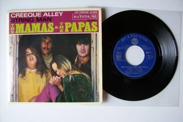 The Mamas And The Papas ‎– Creeque Alley 45 tours