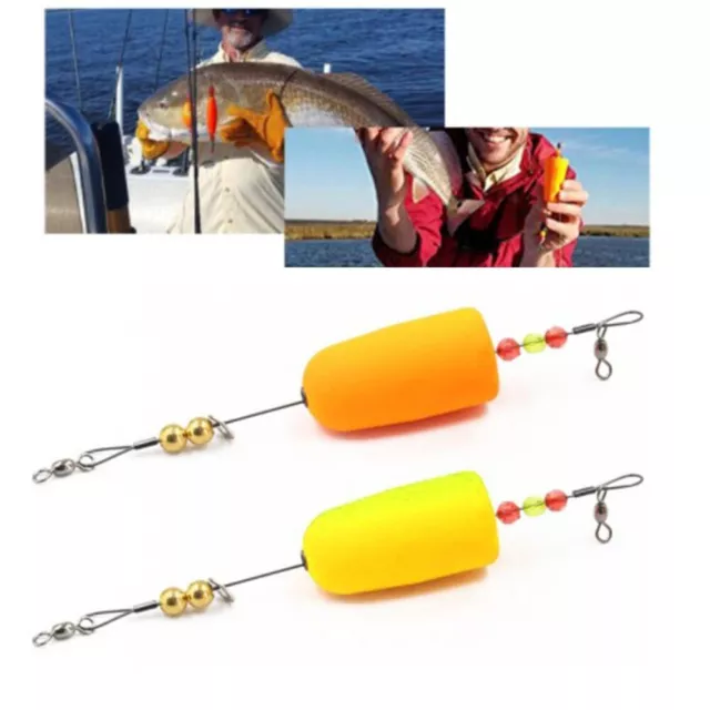 FISHING FLOAT WIRE-CORK For Redfish Trout Bobbers Corks Floats Popping-Cork  Rigs $11.59 - PicClick AU