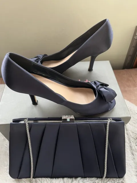 Pimento | Shoes | Pimento Vintage Satin Heels With Matching Clutch |  Poshmark