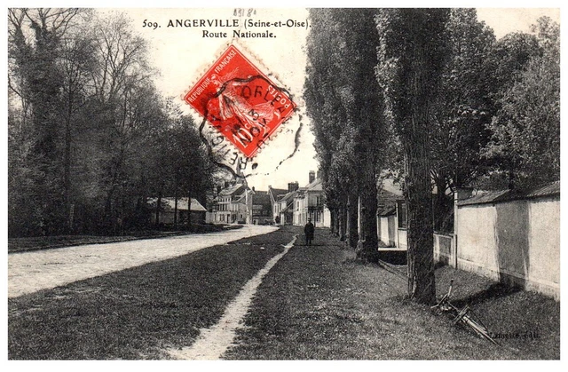 91 ANGERVILLE - la route nationale