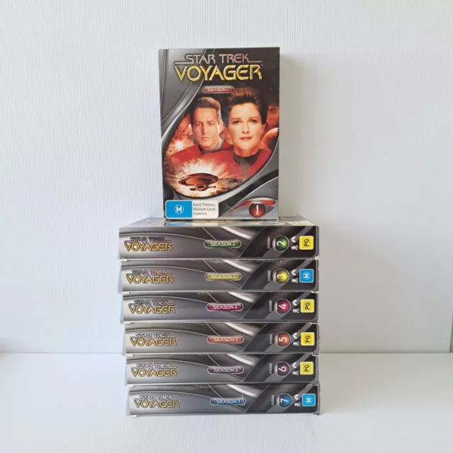 Star Trek Voyager The Complete Series Seasons 1 to 7 Dvd SciFi region 4 PM4