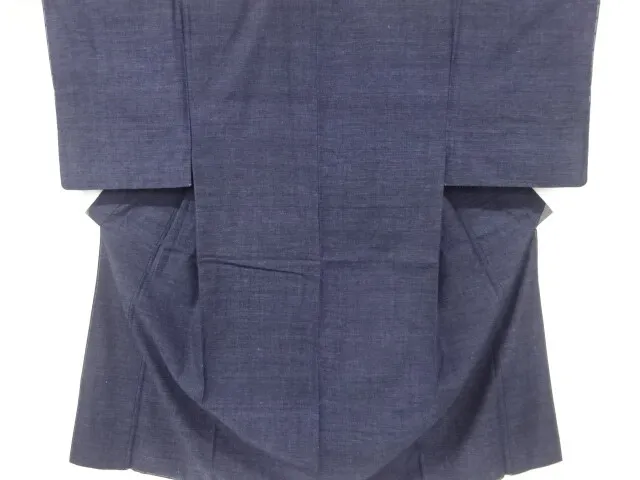 6768986: Japanese Kimono / Vintage Mens Kimono Ensemble & Juban Set / Mawata Tsu