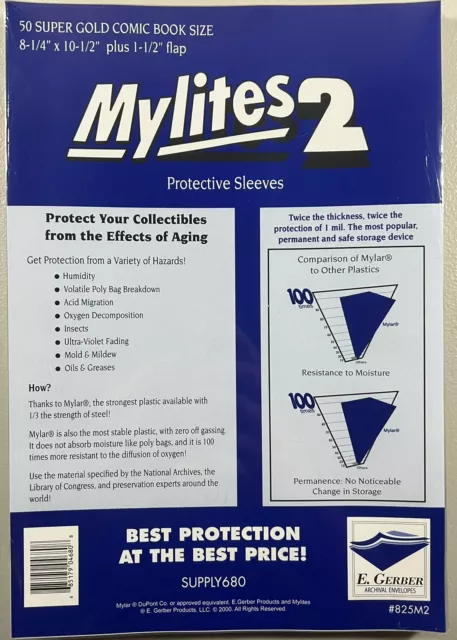 E. Gerber Mylites2 Super Gold Age (50pcs) 825M2