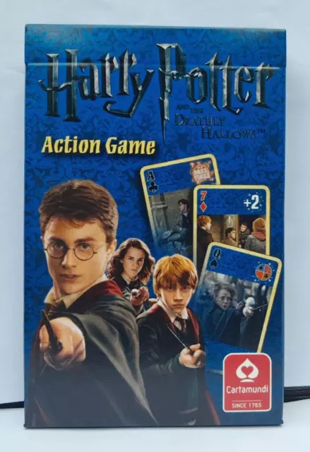 HARRY POTTER & DEATHLY HALLOWS ACTION CARD GAME By CARTAMUNDI BRAND NEW & SEALED