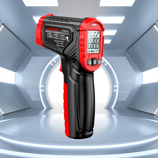 FANTASTICO termometro a infrarossi ABS termometro digitale supporto luce rossa per frigorifero