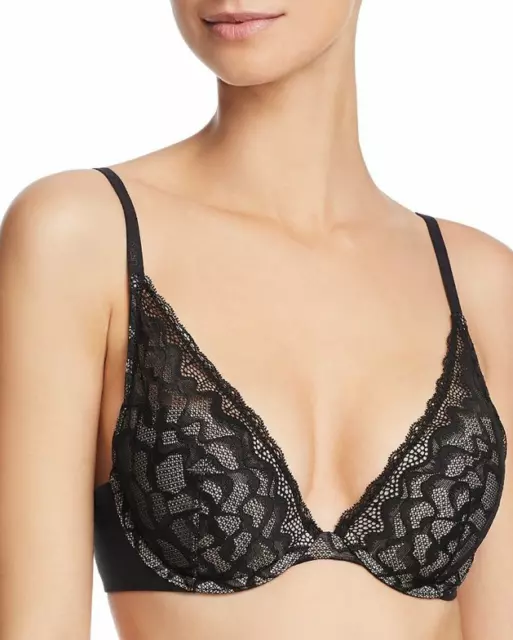 Calvin Klein Women's Perfectly Fit Iris Lace Lightly Lined Full Coverage Bra
