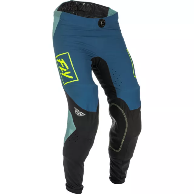 NEW Fly Racing Lite Grey/Teal Hi-Vis Dirt Bike Pants