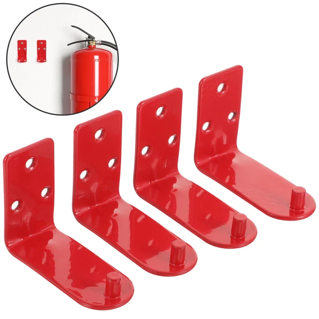 4pcs Fire Extinguisher Mount L Shape Extinguisher Bracket Extinguisher Holder