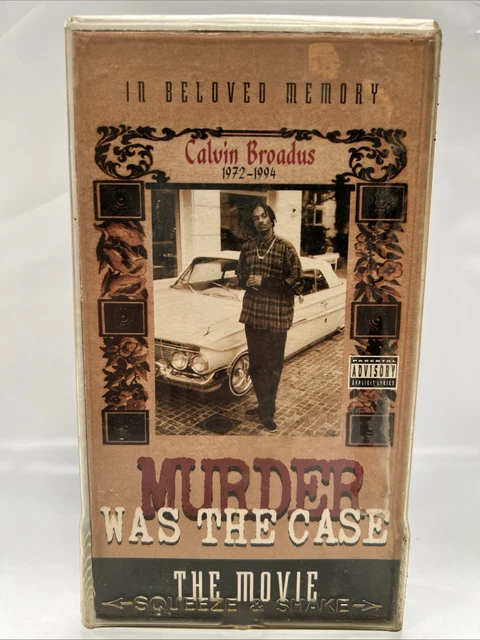 MURDER WAS THE Case [Video] by Snoop Dogg (VHS, Feb-1995, Death Row ...