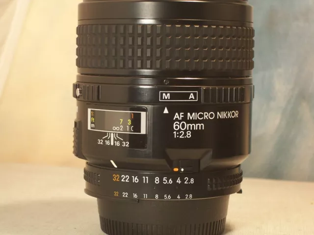 nikon objectif AF micro nikkor 60mm f 2.8