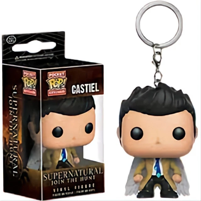 CASTIEL WITH WINGS Supernatural Funko Pocket Pop! Keyring Special