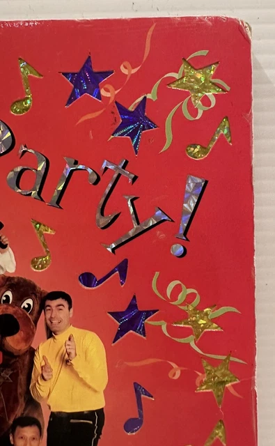 THE WIGGLES WIGGLY Party Board Book A Sparkle Fun Book 2004 OG Wiggles ...