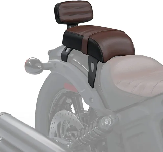With Backrest Rear Passenger Seat For Indian Scout Bobber Sixty Twenty Rogue 3